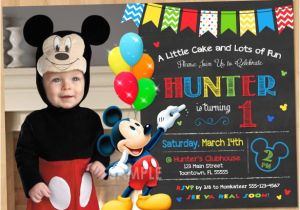 Free Printable Mickey Mouse 1st Birthday Invitations Mickey Mouse Invitation Template 13 Download Documents