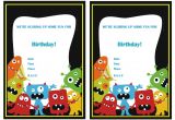 Free Printable Monster Birthday Invitations Monsters University Birthday Invitations – Birthday Printable