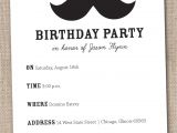 Free Printable Mustache Birthday Party Invitations 7 Best Of Mustache Party Invitations Printable Free