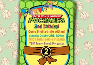 Free Printable Ninja Turtle Party Invitations Printable Teenage Mutant Ninja Turtles Birthday
