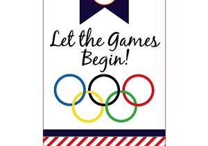Free Printable Olympic Birthday Party Invitations Olympics Sign 600×777