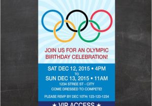 Free Printable Olympic Birthday Party Invitations Olympics Ticket Birthday Invite Let the Games Begin