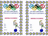 Free Printable Olympic Birthday Party Invitations Sports Invitations – Birthday Printable