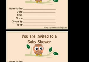 Free Printable Owl Baby Shower Invitations Free Jungle Baby Shower Invitations