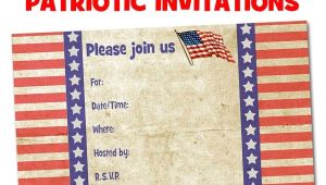 Free Printable Patriotic Birthday Invitations Free Printable Patriotic Invitations Planning A 4th Of