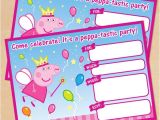 Free Printable Peppa Pig Birthday Invitations Free Printable Princess Fairy Peppa Pig Birthday Invitation