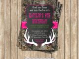 Free Printable Pink Camo Birthday Invitations Realtree Camo Girl Hunting 3 Birthday Party Printable