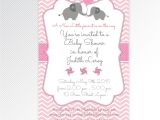 Free Printable Pink Elephant Baby Shower Invitations Pink Elephant Baby Shower Printable Invitation