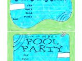 Free Printable Pool Party Birthday Invitations Bnute Productions May 2013