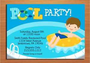 Free Printable Pool Party Invitation Cards Free Printable Birthday Pool Party Invitations