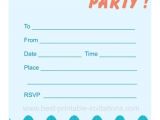 Free Printable Pool Party Invitations Pool Party Invites Free Printable Kids Party Invites