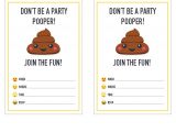 Free Printable Poop Emoji Birthday Invitations Http Www Livinglocurto Com 2016 04 Emoji Party