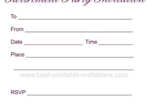 Free Printable Retirement Party Invitations Free Printable Retirement Party Invitations – Gangcraft