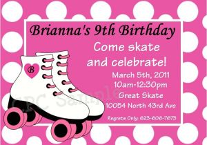 Free Printable Roller Skating Party Invitations 9 Best Images Of Roller Skating Birthday Invitations