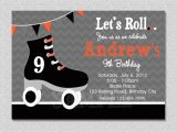 Free Printable Roller Skating Party Invitations Boys Skating Birthday Invitation Boys Roller Skating