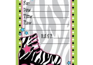 Free Printable Roller Skating Party Invitations Roller Skating Birthday Invitations Ideas Bagvania Free