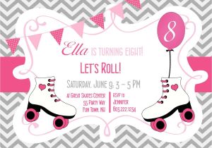 Free Printable Roller Skating Party Invitations Skating Party Invitations Party Invitations Templates