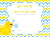 Free Printable Rubber Ducky Baby Shower Invitations Free Printable Duck Chevron Baby Shower Invitation