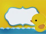 Free Printable Rubber Ducky Baby Shower Invitations Rubber Ducky Free Printable Invitations