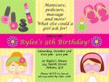 Free Printable Spa Birthday Invitations Printable Spa Party Invitations Spa at Home Pinterest
