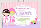 Free Printable Spa Party Invitations 20 Spa Party Invitations Psd Vector Eps Jpg Download