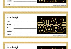 Free Printable Star Wars Birthday Invitation Templates Google Image Result for Character Party Supplies