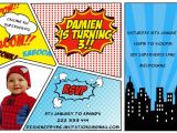 Free Printable Superhero Birthday Invitation Templates 30 Superhero Birthday Invitation Templates Psd Ai