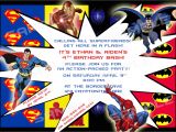 Free Printable Superhero Birthday Invitation Templates Superhero Birthday Party Invitations Template Best