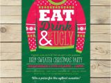 Free Printable Ugly Sweater Party Invitations Ugly Christmas Sweater Invitation Printable Ugly