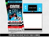 Free Printable Video Game Party Invitations 35 Best Images About Cams Bday Ideas On Pinterest Safety