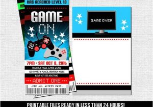 Free Printable Video Game Party Invitations 35 Best Images About Cams Bday Ideas On Pinterest Safety