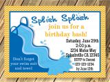 Free Printable Water Slide Party Invitations Water Slide Birthday Party Invitation Print Your Own 5×7 or