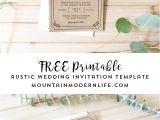 Free Printable Wedding Invitation Templates Free Printable Wedding Invitation Template