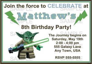 Free Printable Yoda Birthday Invitations 17 Best Images About Jackson S 5th Birthday On Pinterest