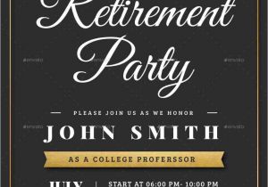 Free Retirement Party Invitation Flyer Templates Gold Retirement Flyer Template Powerpoint Retirement