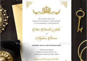 Free Royal Wedding Invitation Template Royal Wedding Invitation Template 19 Free Premium