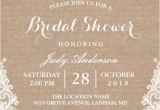Free Rustic Bridal Shower Invitation Templates Free Bridal Shower Invitations