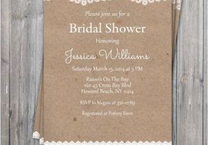 Free Rustic Bridal Shower Invitation Templates Wedding Invitation Templates Rustic Wedding Shower