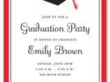Free Sample Of Graduation Invitation Graduation Party Invitations Party Ideas