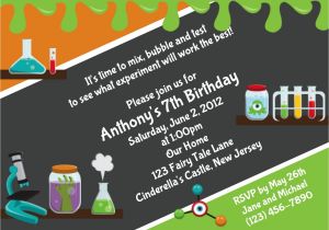 Free Science Birthday Party Invitation Templates Download Free Template Mad Science Birthday Party