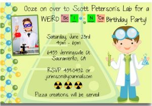 Free Science Birthday Party Invitation Templates Free Printable Mad Science Birthday Party Invitations