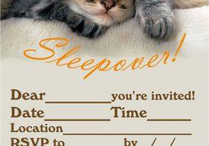 Free Slumber Party Invitations to Print Printable Sleepover Invitation