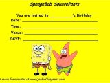 Free Spongebob Party Invitation Templates 40th Birthday Ideas Birthday Invitation Template Spongebob