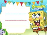 Free Spongebob Party Invitation Templates Free Spongebob Birthday Invitation Template Free