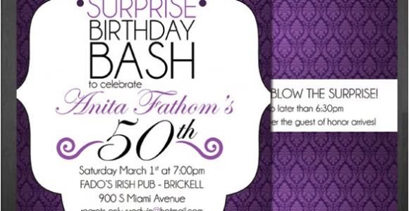 Free Surprise 50th Birthday Party Invitations Templates 15 Surprise Birthday Invitations Free Psd Vector Eps