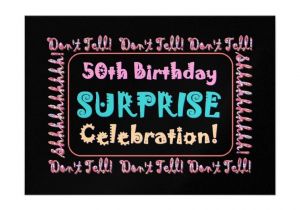 Free Surprise 50th Birthday Party Invitations Templates 50th Birthday Surprise Party Invitations Free Invitation