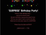 Free Surprise Birthday Party Invitations Surprise 50th Birthday Invitations Wording Free