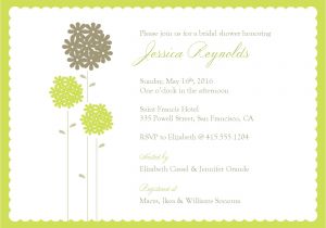 Free Template for Bridal Shower Invitations Wedding Shower Invite Template
