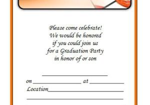 Free Templates for Graduation Party Invites 40 Free Graduation Invitation Templates Template Lab