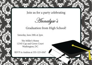 Free Templates for Graduation Party Invites Graduation Invitation Templates Free Best Template